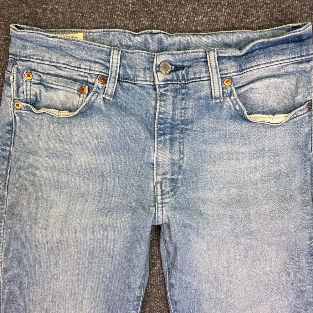 Levis Premium 511 Slim Jeans Mens 31x33 Light Wash Blue Casual Stretch Denim